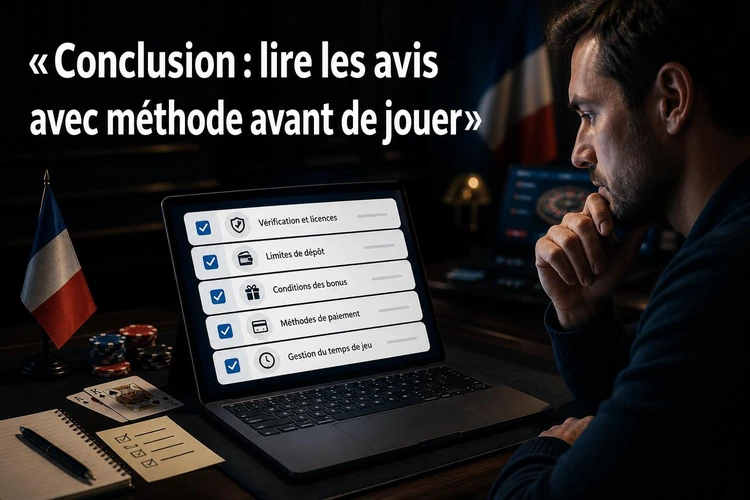 Conclusion : lire les avis avec méthode avant de jouer
